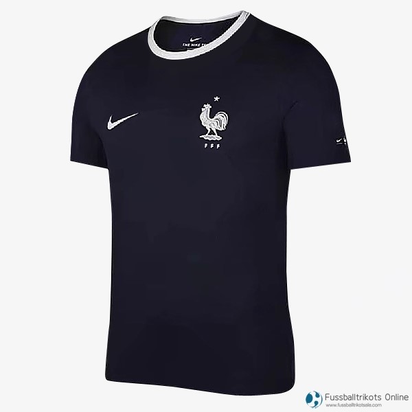 Frankreich Trainingsshirt 2018 Schwarz Fussballtrikots Günstig